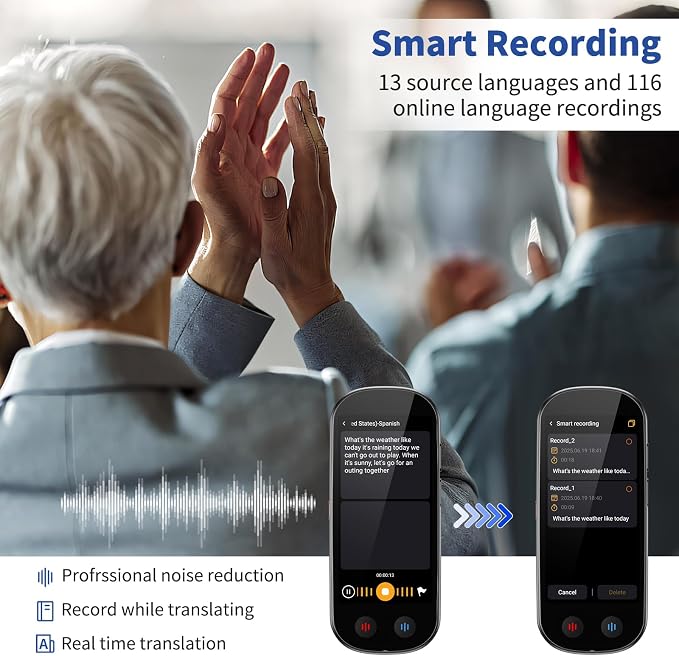 Language Translator Device No WiFi Needed, Upgraded ChatGPT Ai Translator - Image 6