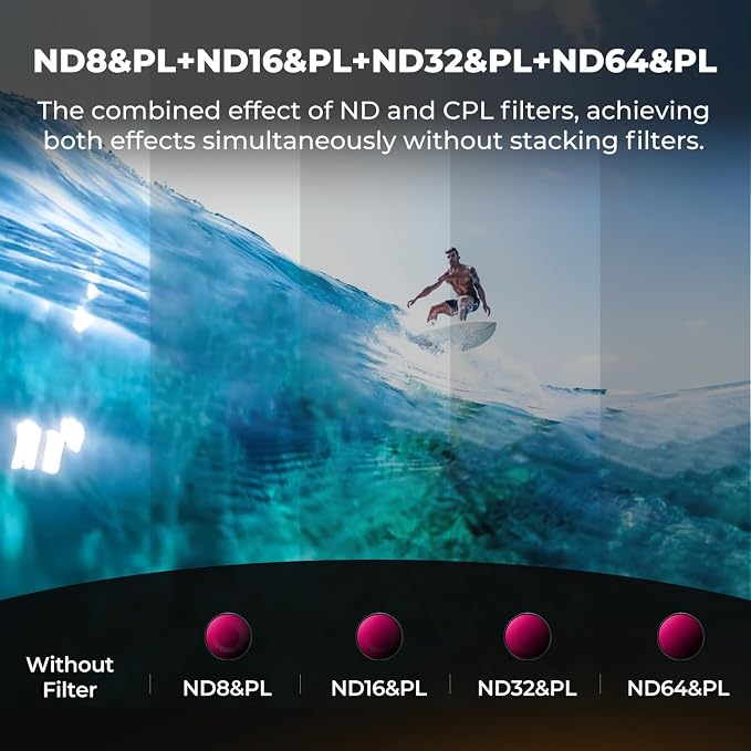 K&F CONCEPT ND/PL Filter Kit Compatible - Image 4