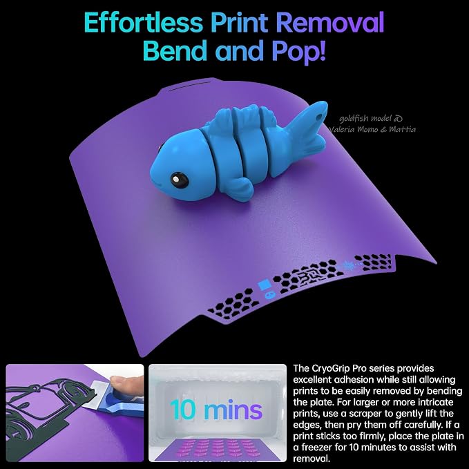 BIQU CryoGrip Pro Glacier Purple Compatible - Image 4