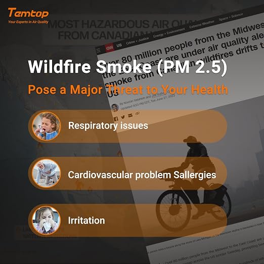 Temtop PM2.5 Monitor P600, Essential Air Particle Meter PM2.5 PM10 Air Quality - Image 2