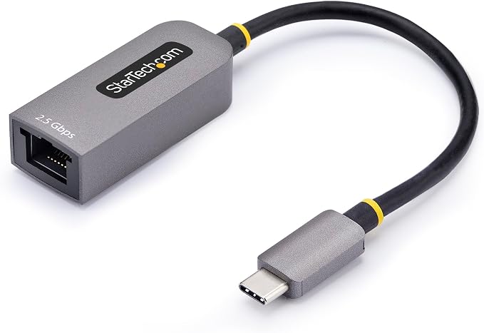 StarTech.com 2.5GbE USB-C to Ethernet Adapter, NBASE-T NIC, USB 3.0 Type-C by StarTech