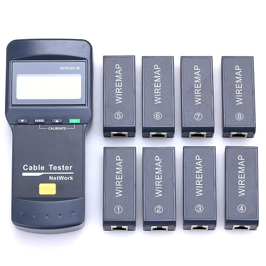 NF8108-M Digital Network Cable Length Tester Network Cable Tester 8 Meter by KELUSHI