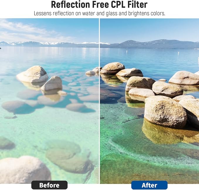 NEEWER 37mm Lens Filter Kit: UV, Lens Hood and Lens Cap Compatible - Image 3