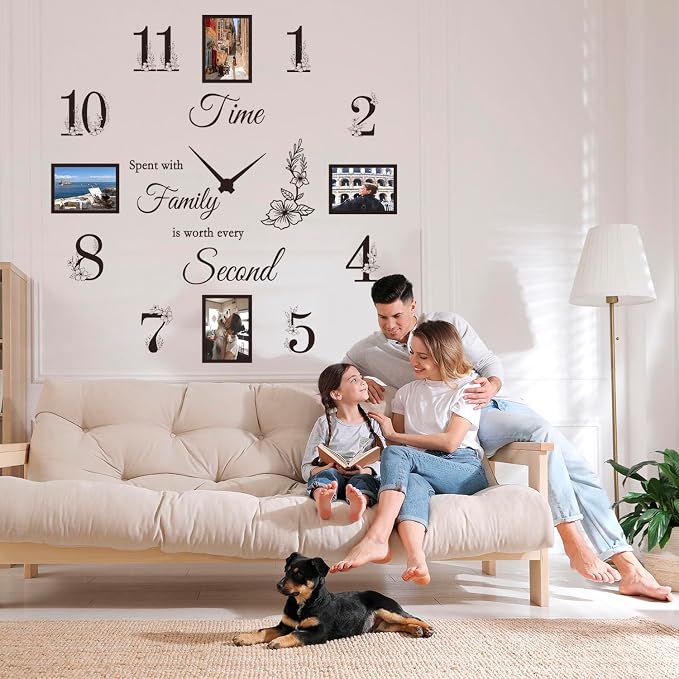 Large DIY Wall Clock Decal - Image 4