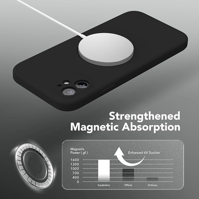 Magnetic for iPhone 11 Phone Case Silicone, Compatible - Image 3