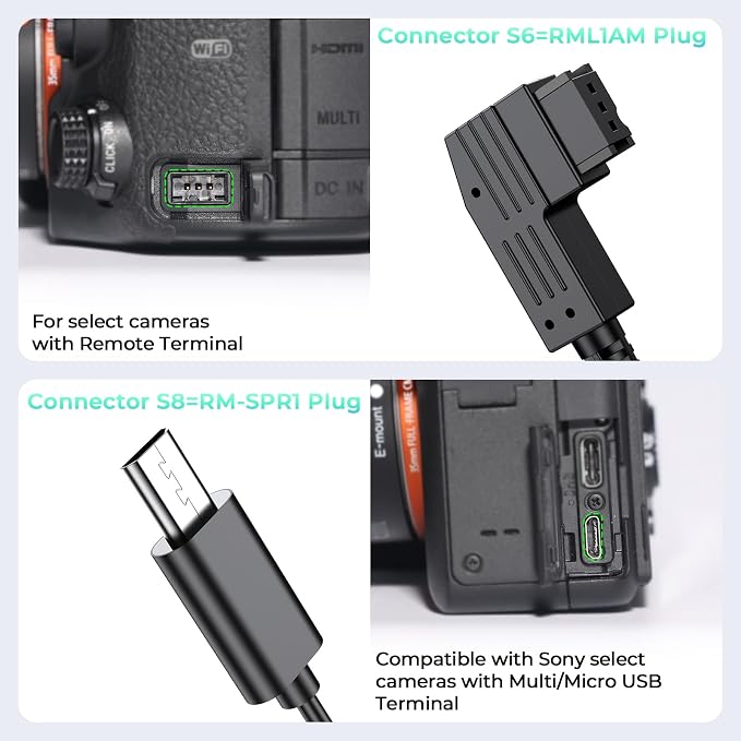 Upgrade for Sony Rechargeable Wireless Camera Remote Control, AODELAN Shutter - Image 6