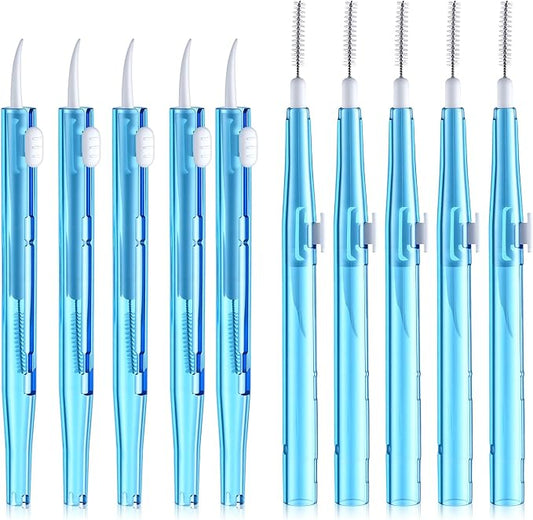 10Pcs Cell Phone Cleaning Kit, Dual Head Anti-Clogging Nylon Brushes Hook by Unknown