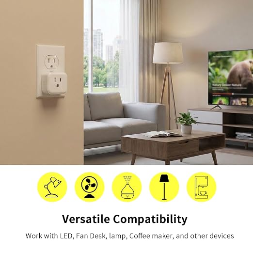 Minoston Smart Plug, Mini Plug-in Z-Wave 800 Series Socket - Image 5