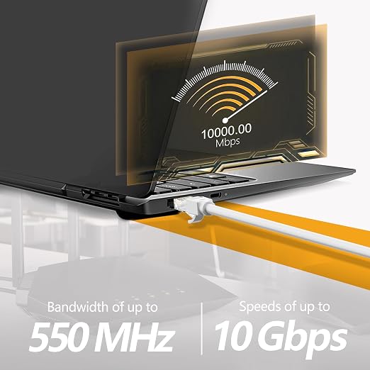 Ethernet Cable 25ft For Cat6/Cat5E, 10Gbps Compatible - Image 3
