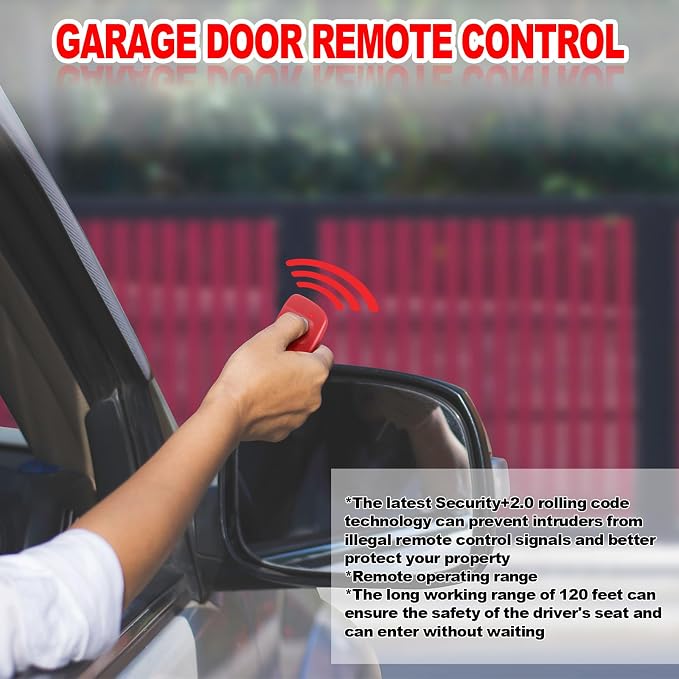 Kingdder 3 Pieces Gate Opener Remote Compatible - Image 3