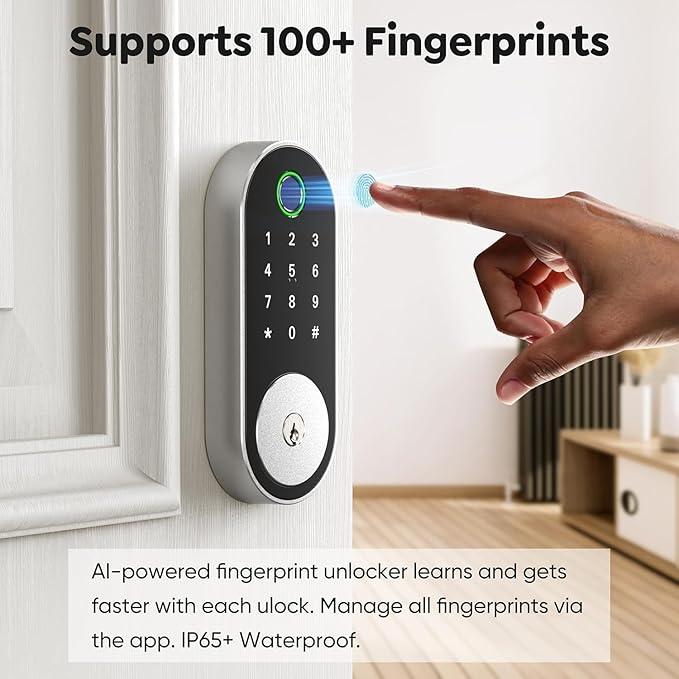 Fingerprint Smart Deadbolt - Image 2