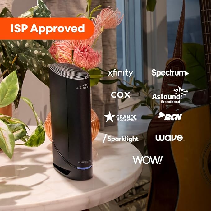 Arris - Cable Modem Router Combo - Fast DOCSIS 3.1 Multi-Gigabit WiFi 6 - Image 3