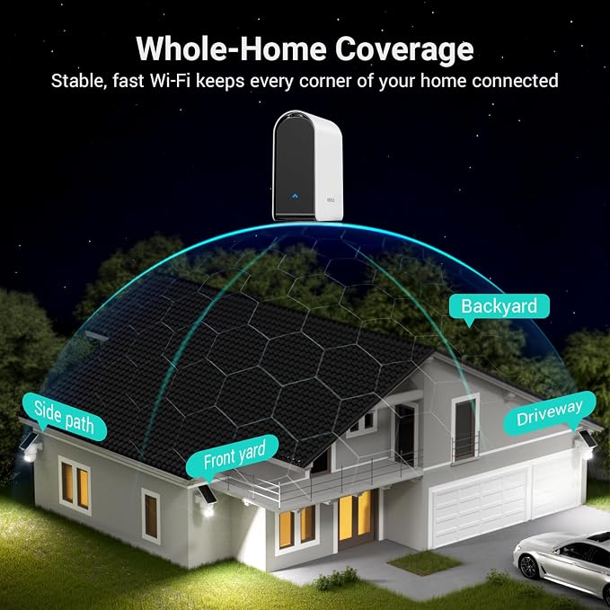 ANSQUE Security Cameras Wireless Outdoor Home System, 4 Camera Kit, No - Image 9