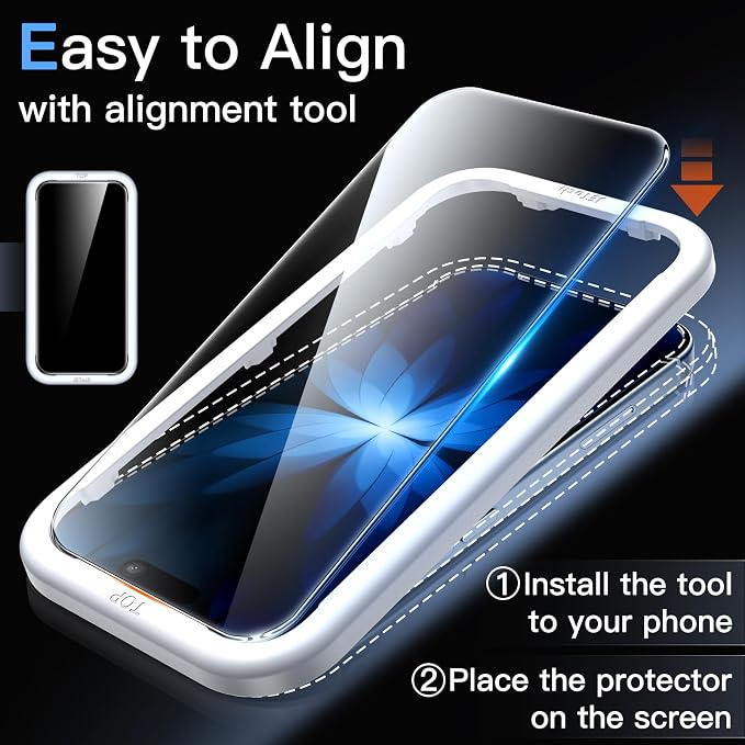 JETech Screen Protector for iPhone 17 6.3-Inch - Image 4