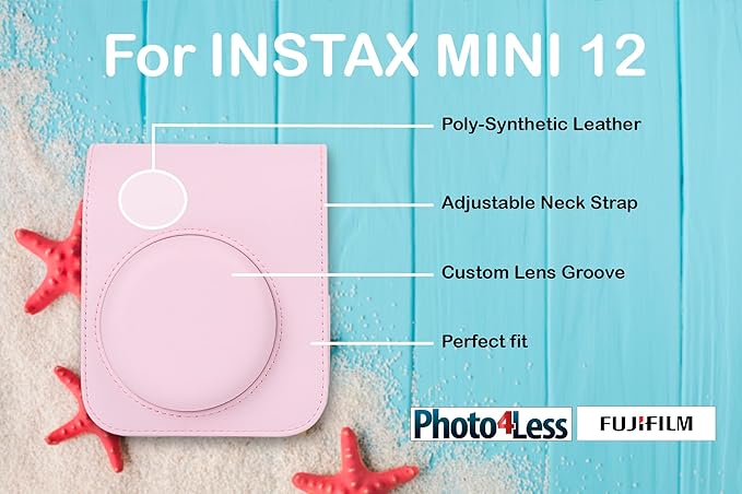 Fujifilm Instax Mini 12 Instant Film Camera Blossom Pink, Fujifilm Instax Mini - Image 5