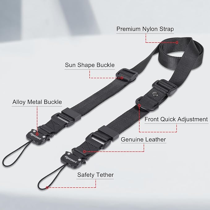 Vigorport Camera Strap, Crossbody Shoulder Strap, Camera Neck Strap - Image 4