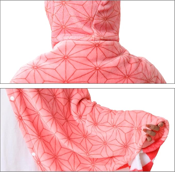 Juejuezi Hooded Wearable Blanket Hoodie Throw Blanket Cloak Cosplay Costume - Image 4