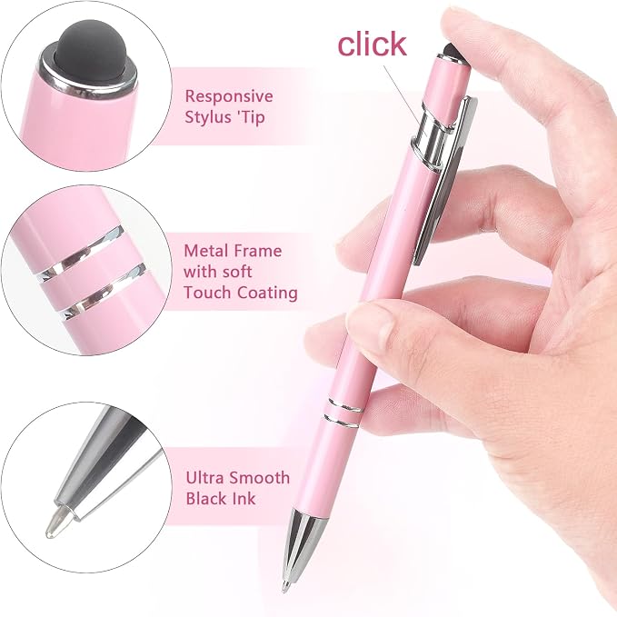 Ballpoint Pen 2-in-1 Stylus Retractable Ballpoint Pen - Image 2