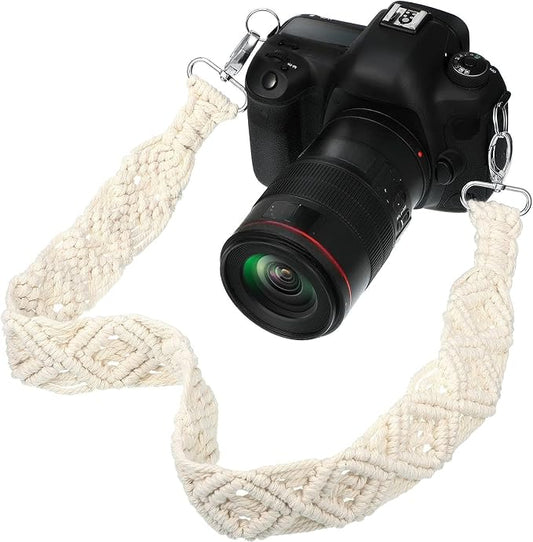 Weewooday Camera Strap for Photographers, 1.5" Soft Cotton Woven Camera Strap by Weewooday