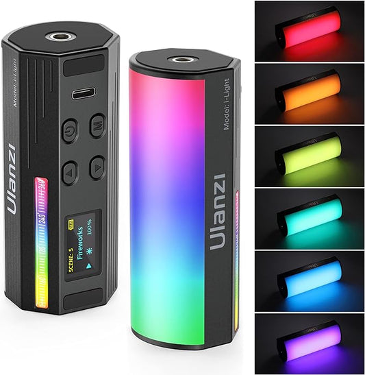 ULANZI RGB Light Wand, 360° Full Color Magnetic Mini Light Stick by ulanzi