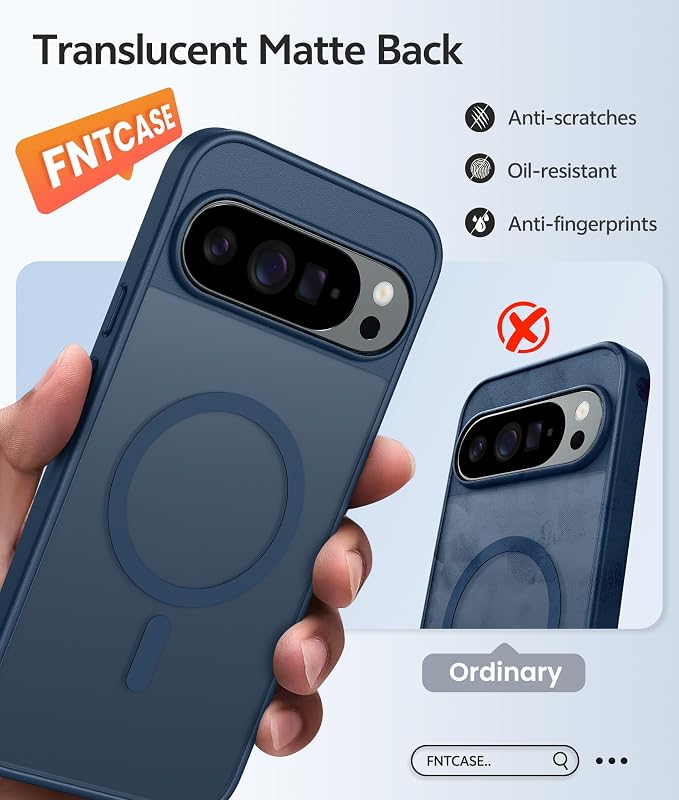 FNTCASE for Google Pixel 10 Pro Case: for Pixel 10 Case Translucent Matte Cases - Image 6