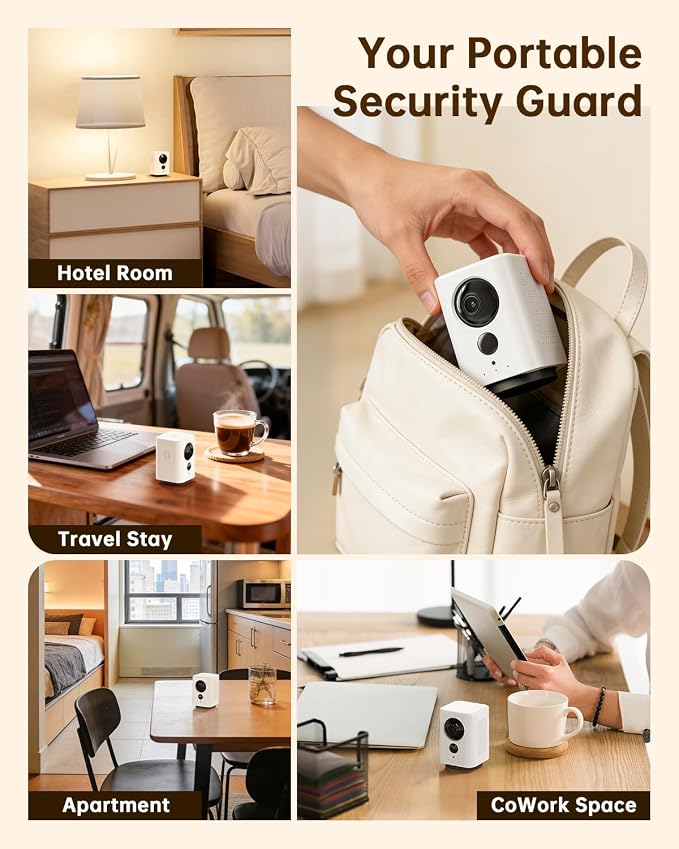 ELYSOO Wireless Indoor Camera: Battery Powered Pet/Dog Camera - Image 6