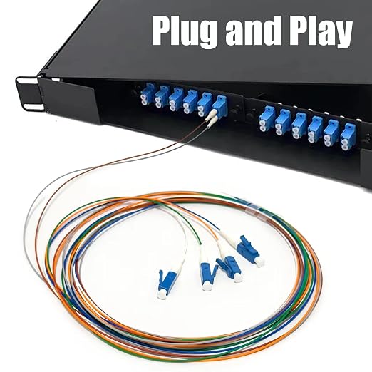 6 Strand Singlemode 9/125 LC-UPC Fiber Pigtail, Fiber Optic Pigtail, 1.5 Meters - Image 5