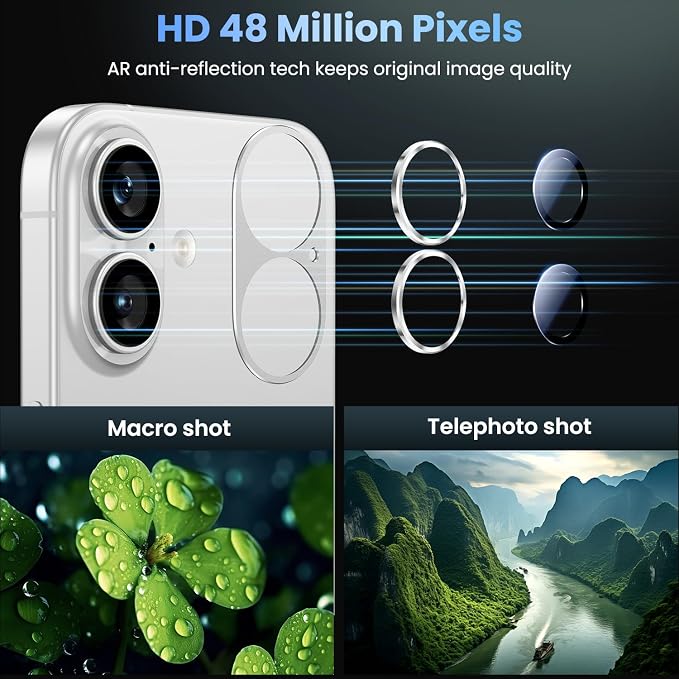 Uyiton Compatible with iPhone 17 Camera Lens Protector - Image 3