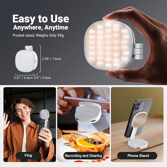 NEEWER Basics Magnetic Selfie Light Compatible - Image 8