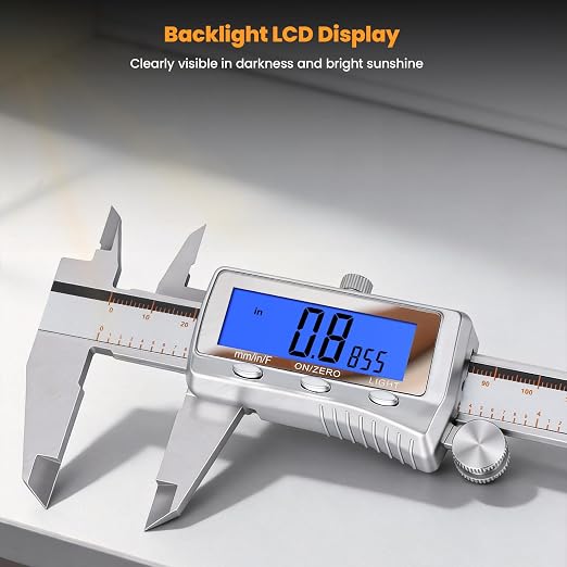HARDELL Digital Caliper, Rechargeable Caliper Measuring Tool - Image 3