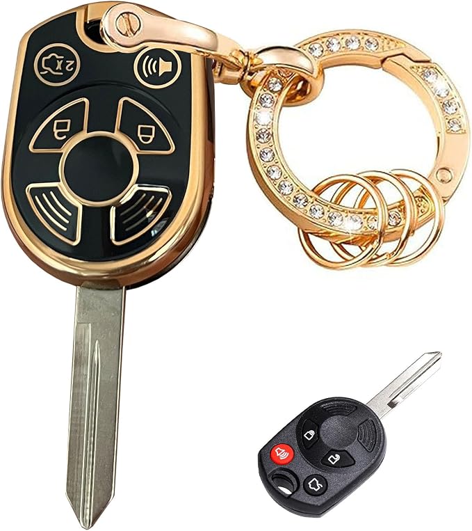 Keyless Entry Systems for Ford Key Fob Cover Fit for Ford Transit Mustang by Rilnaewn