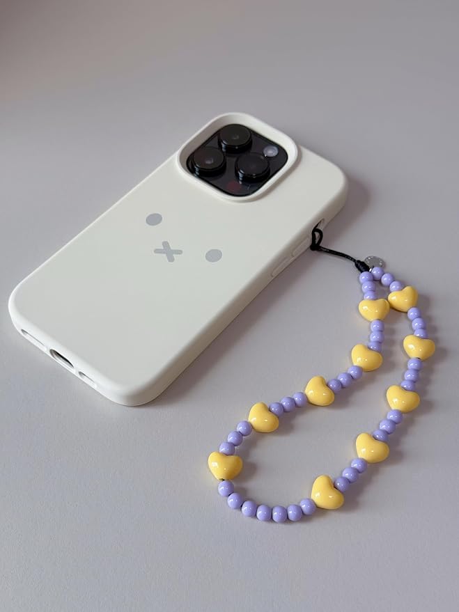 Drawwind Phone Charm Beaded Wristlet Strap Universal Cell Phone Lanyard Cute - Image 2
