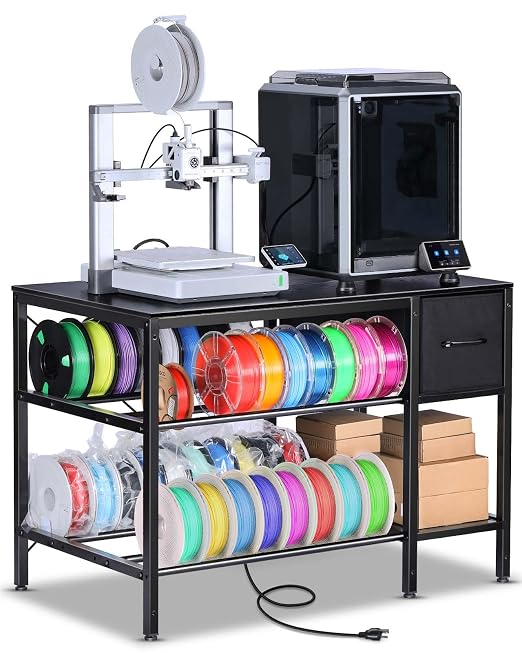 3D Printer Table with Filaments Storage by AHOWPD