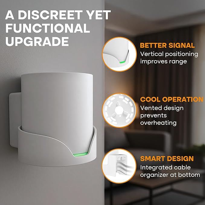 Bangcheer-Wall Mount for TP-Link Deco X10 X20 X60 X50 X55 WiFi 6 Wall Mount - Image 3