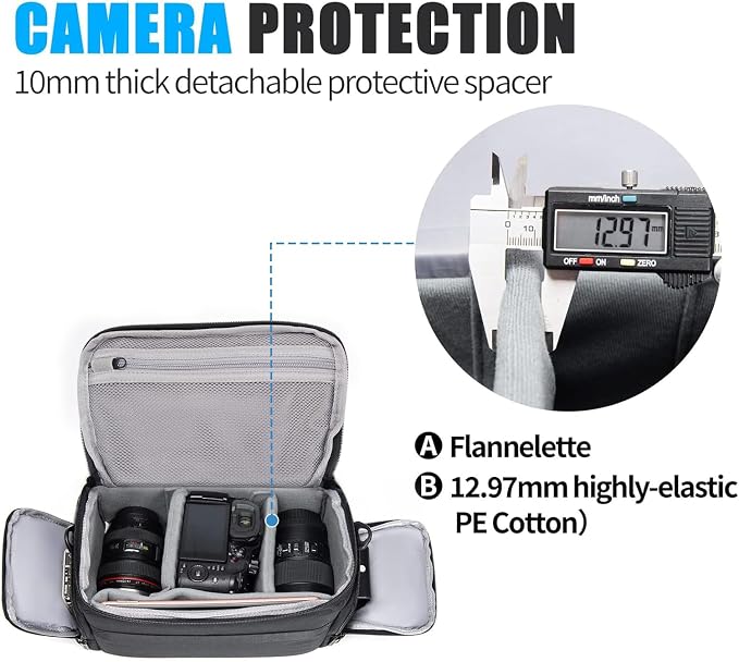 CADeN Compact Camera Shoulder Crossbody Bag Case Compatible - Image 3