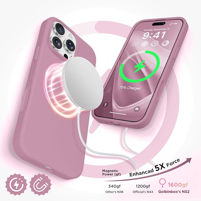 GolbinBox Magnetic for iPhone 16 Pro Case, Compatible - Image 3