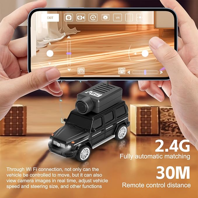 GoolRC WLtoys 6406 Mini RC Car, 2.4GHz 1:64 Scale FPV Remote Control Car - Image 6