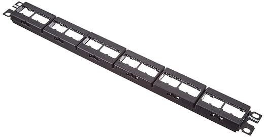 Panduit Patch Panel, Rack Mt, 24 Port CPP24WBLY by PanduitCorporation
