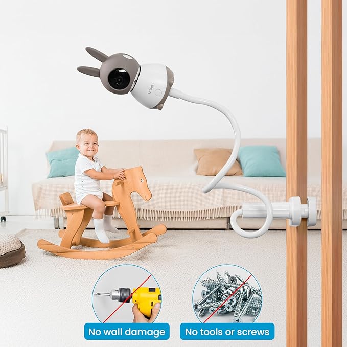 ieGeek Baby Monitor Mount Bracket 1T/ 4/5/6T Baby Camera Holder Mount Strong - Image 6