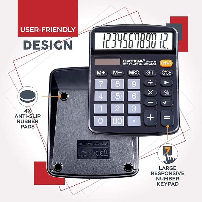 CATIGA Desktop Calculator 12 Digit - Image 5