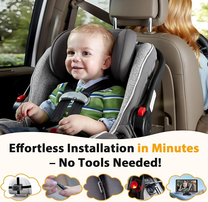 Baby Car Camera for 2 Kids - Image 3