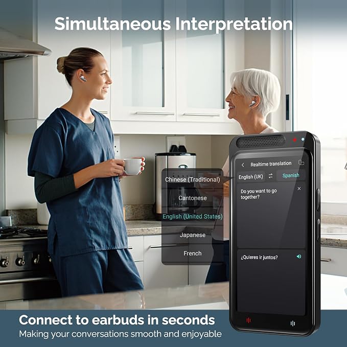 Language Translator Device No WiFi Needed, Two-Way Real Time Translator Device - Image 7