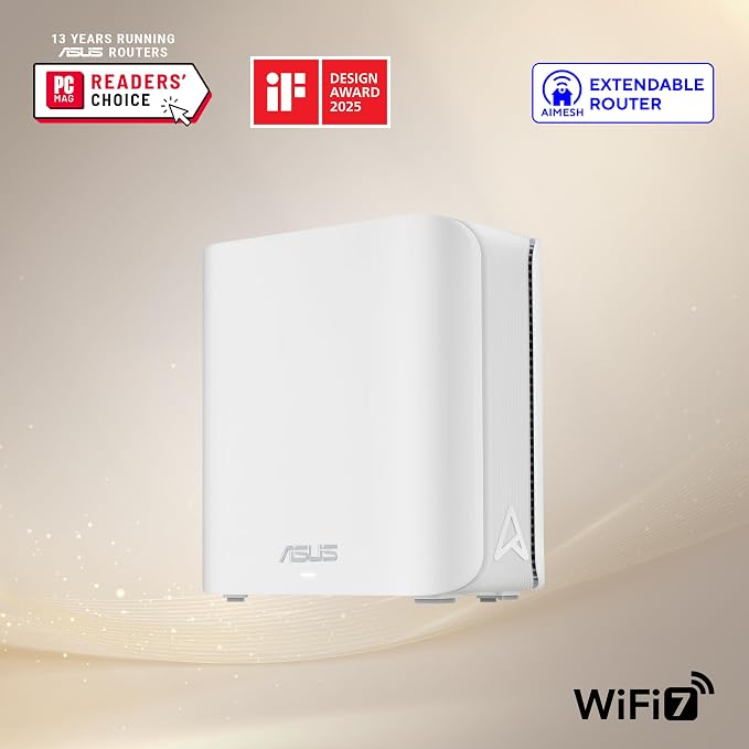 ASUS ZenWiFi BD4 Dual-Band WiFi 7 Mesh, 3600 Mbps, 2450 sq. ft., Dual 2.5G Ports - Image 2