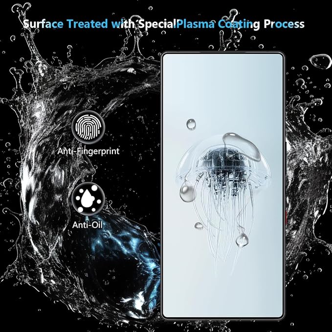 3 Pack Compatible with Nubia Red Magic 10 Pro/10 Pro+ screen protector Tempered - Image 4