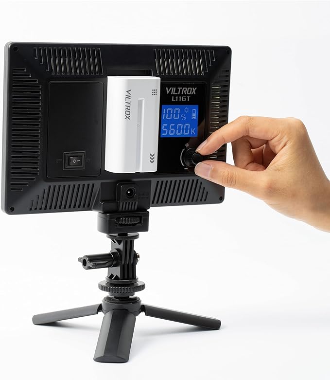 VILTROX 15W LED Video Light Panel, 3300K-5600K On Camera Light, Super Thin Key - Image 6