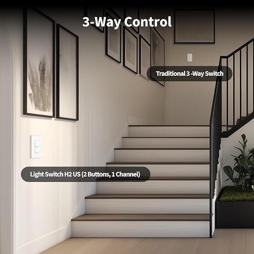 Aqara Smart Light Switch H2, Thread/Zigbee Protocol, Wall Switch - Image 2