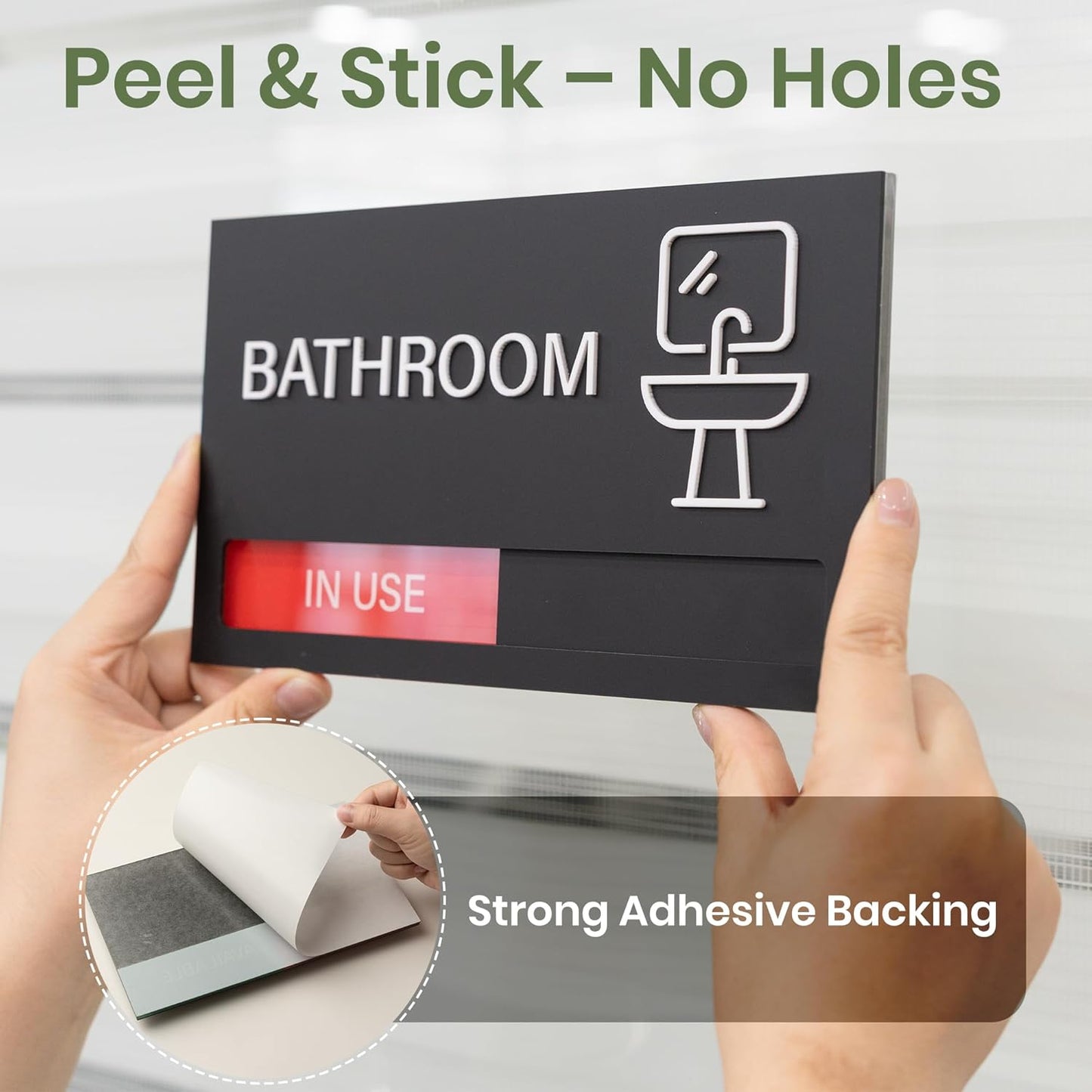 Conference Room Sign, Office Door Signs Do Not Disturb, In Use Available Slider Signs, In a Meeting Privacy Sign Tells Whether Room Vacant or Occupied