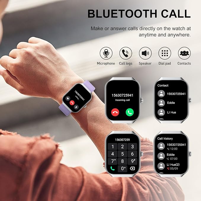 Smart Watch, 1.96" HD Screen SmartWatch - Image 2