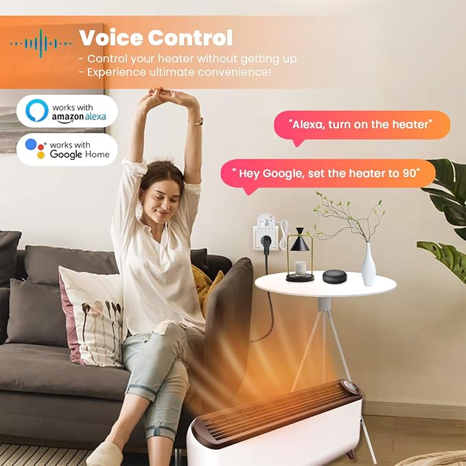 New Generation! Briidea Smart WiFi Temperature Control Outlet Compatible - Image 3
