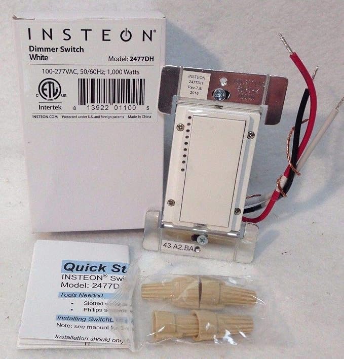 Insteon Smart Dimmer High Wattage Wall Switch, 1000 Watt, 2477DH - Image 8